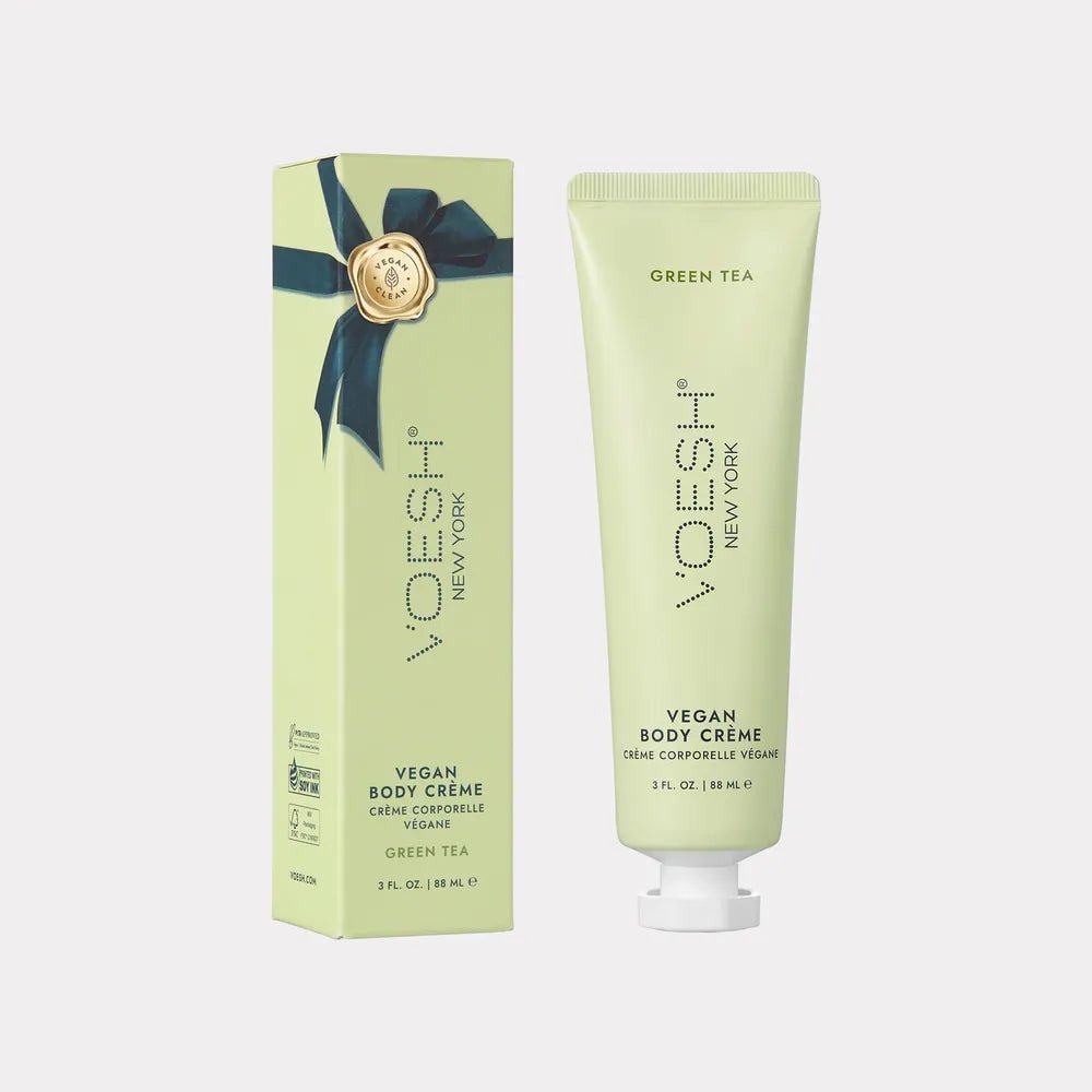 Voesh Vegan Body Cream Green Tea, 88ml / 3fl oz. - Level Up Beauty Supply