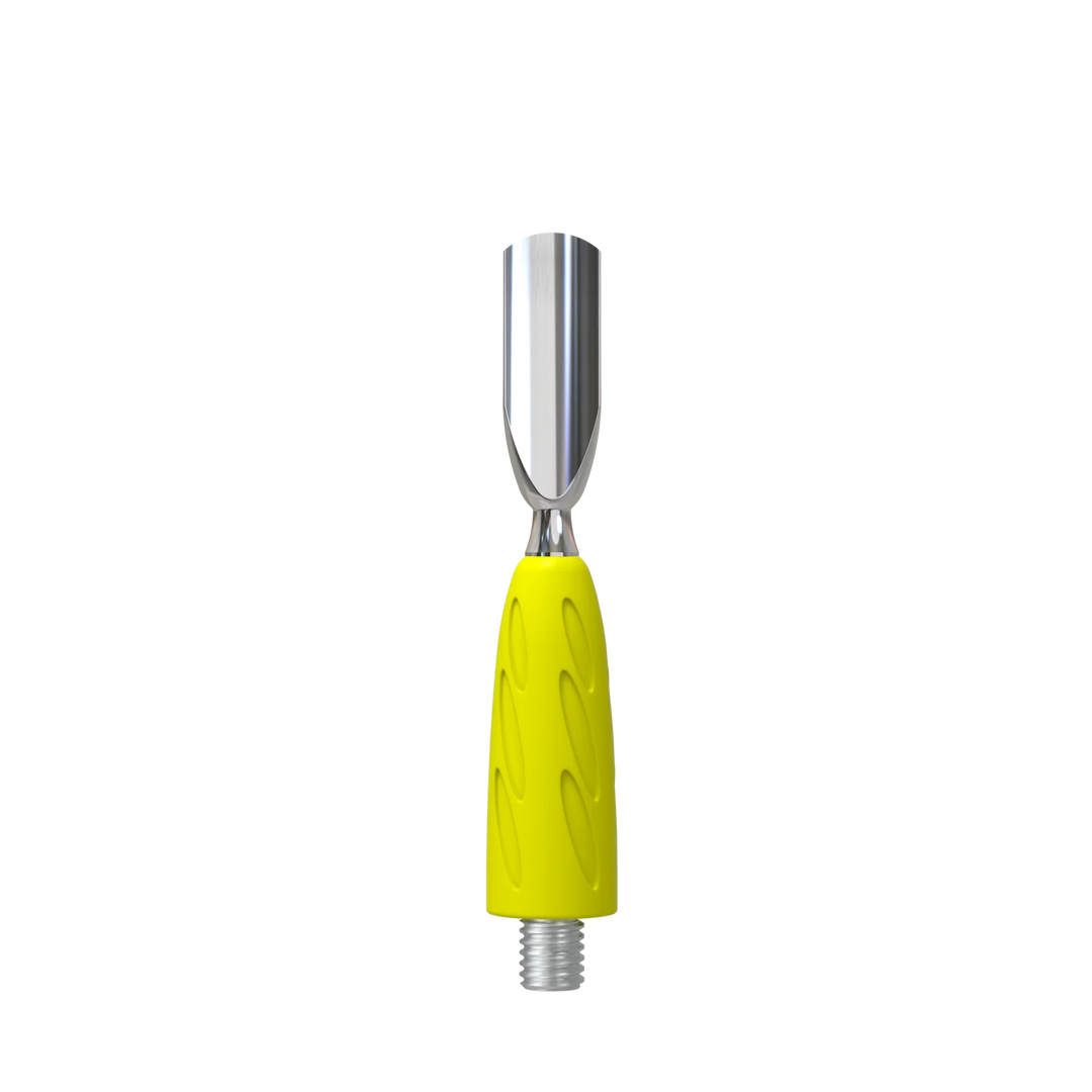 Staleks Interchangeable Attachment Combo UNIQ 16 rounded narrow pusher (yellow)