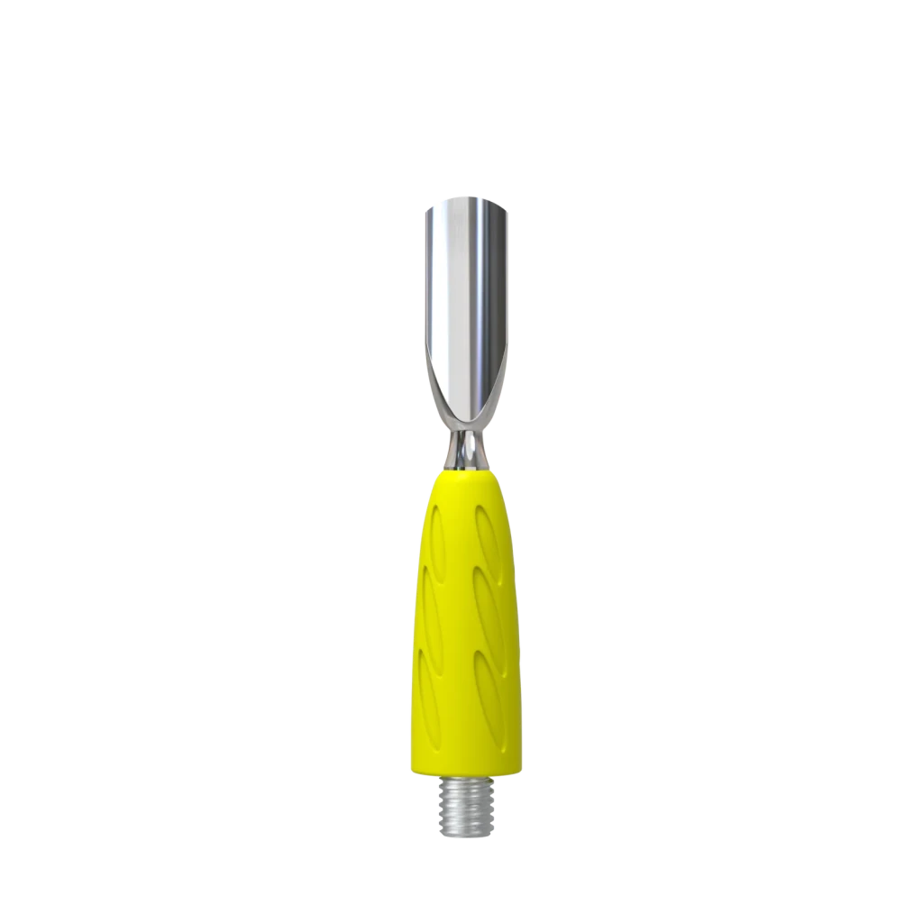 Staleks Interchangeable Attachment Combo UNIQ 16 rounded narrow pusher (yellow) - Level Up Beauty Supply