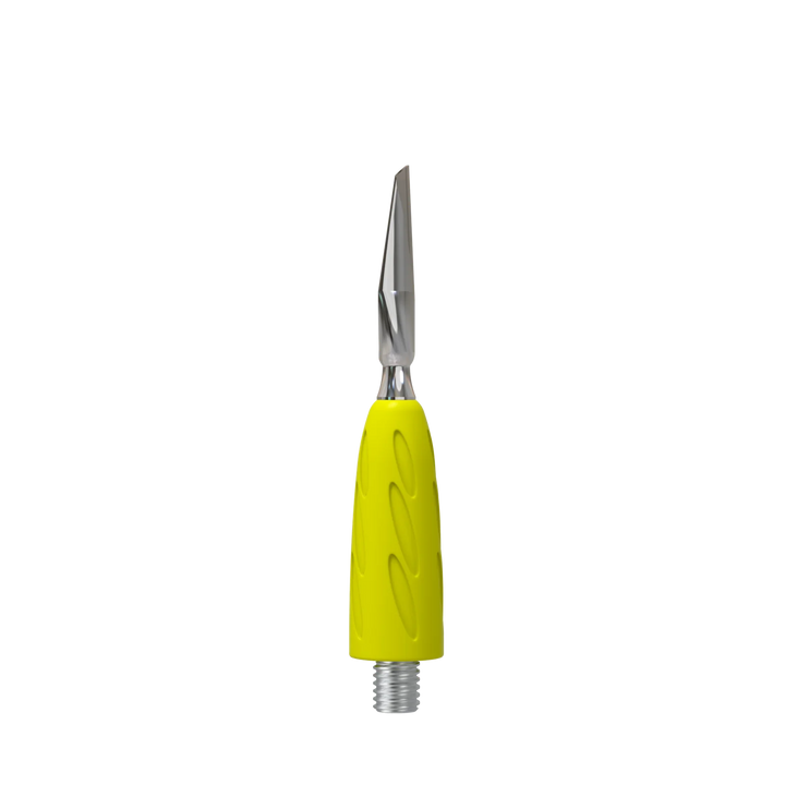 Staleks Interchangeable Attachment Combo UNIQ 16 rounded narrow pusher (yellow)