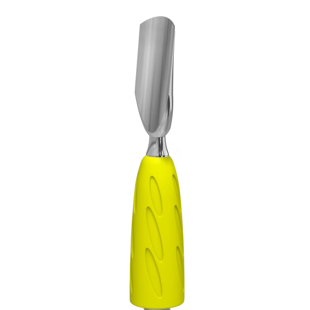 Staleks Interchangeable Attachment Combo UNIQ 16 rounded narrow pusher (yellow) - Level Up Beauty Supply