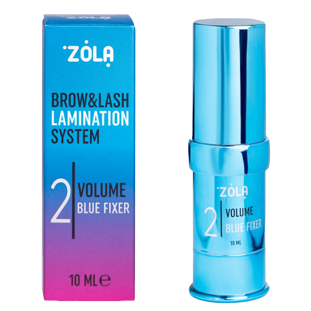 ZOLA Color Lab Laminating Compound 02 Volume Blue Fixer 10 ml