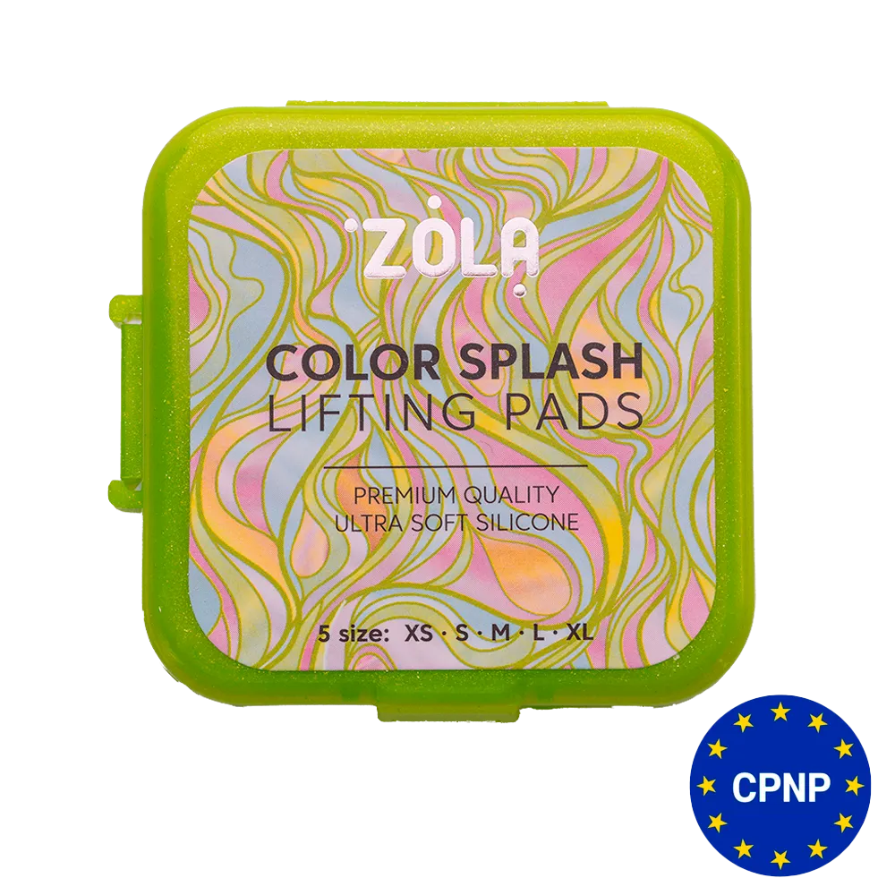 ZOLA Color Splash Lifting lamination Pads (XS, S, M, L, XL) - Level Up Beauty Supply