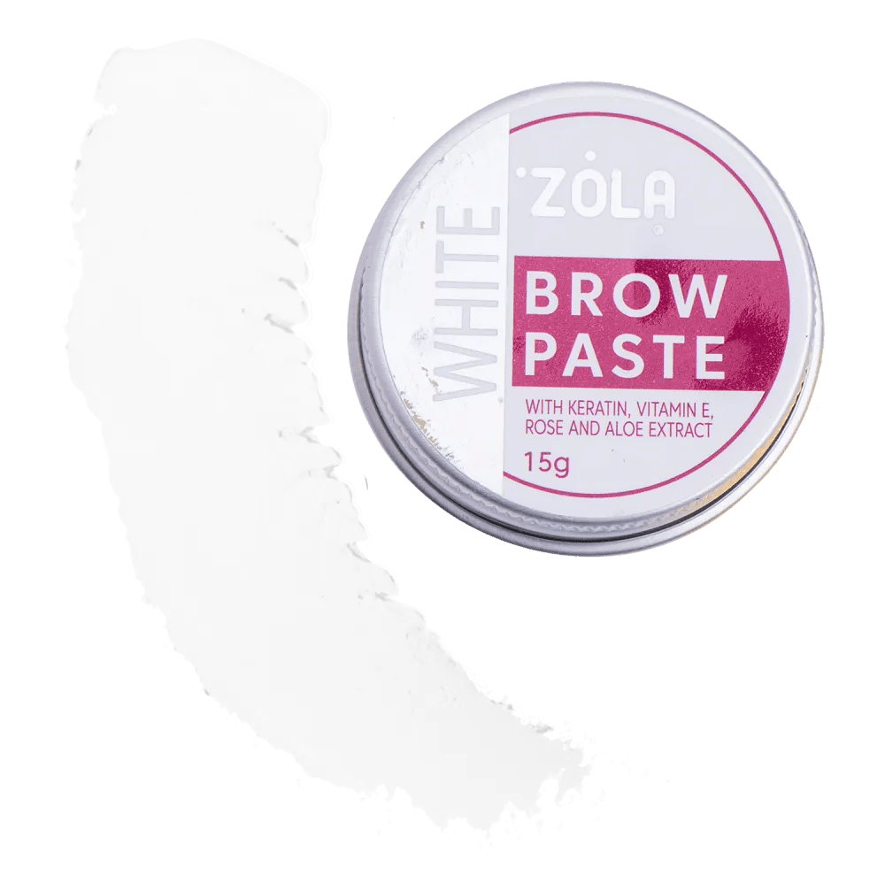 ZOLA Eyebrow Contouring Paste (White) 15 g - Level Up Beauty Supply