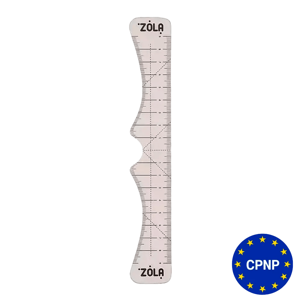 ZOLA Eyebrow Mapping Ruler - Level Up Beauty Supply