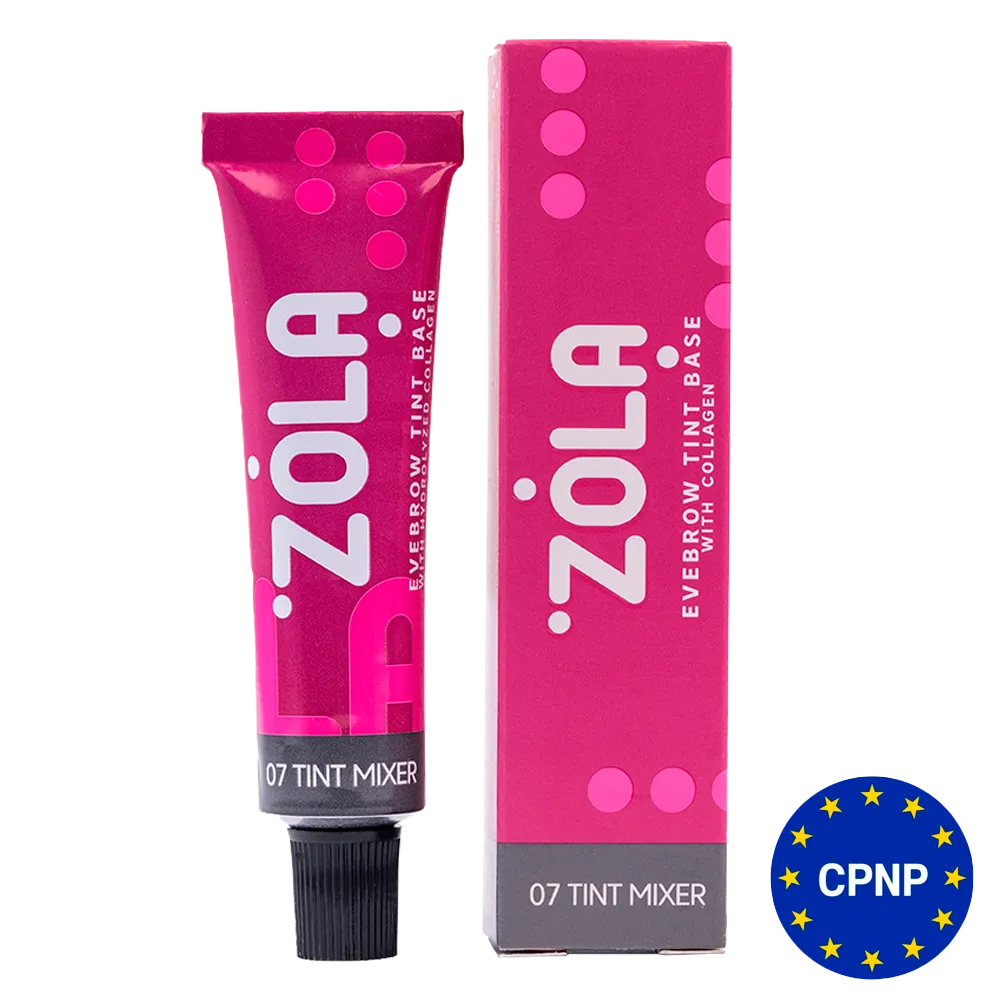 ZOLA Eyebrow Tint Base With Collagen 07 Tint Mixer 15 ml