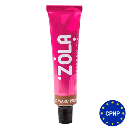 ZOLA Eyebrow Tint With Collagen 02 Warm Brown 15 ml