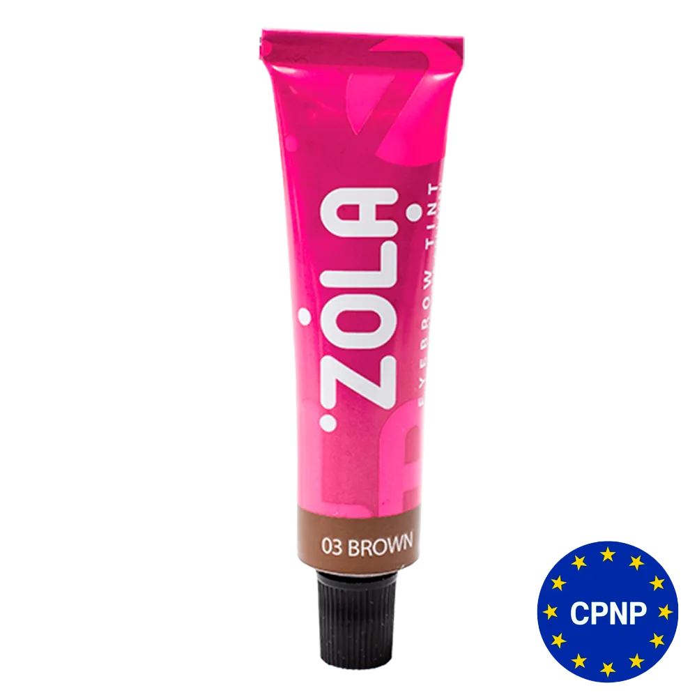 ZOLA Eyebrow Tint With Collagen 03 Brown 15 ml