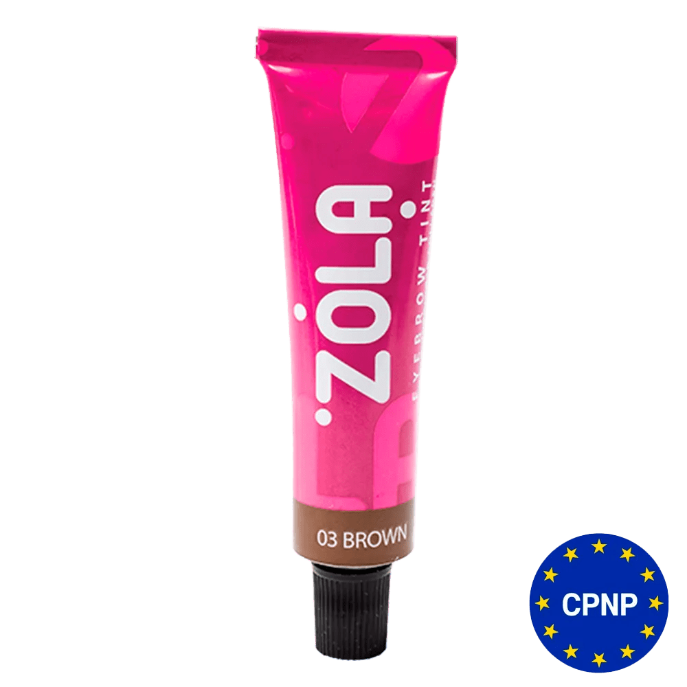 ZOLA Eyebrow Tint With Collagen 03 Brown 15 ml - Level Up Beauty Supply