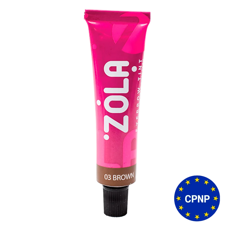 ZOLA Eyebrow Tint With Collagen 03 Brown 15 ml