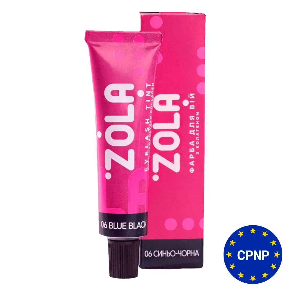 ZOLA Eyebrow Tint With Collagen 06 Blue-Black 15 ml
