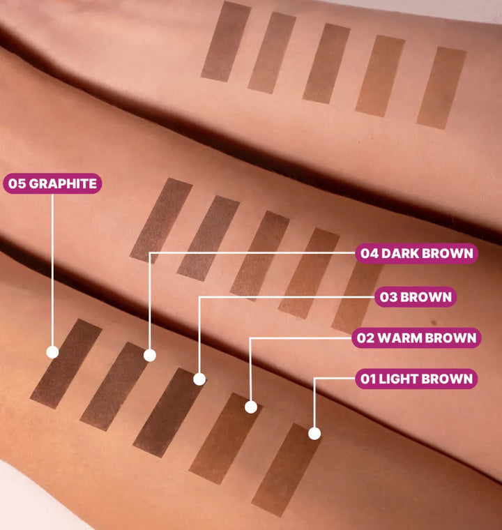 ZOLA Eyebrow Tint With Collagen 02 Warm Brown 15 ml