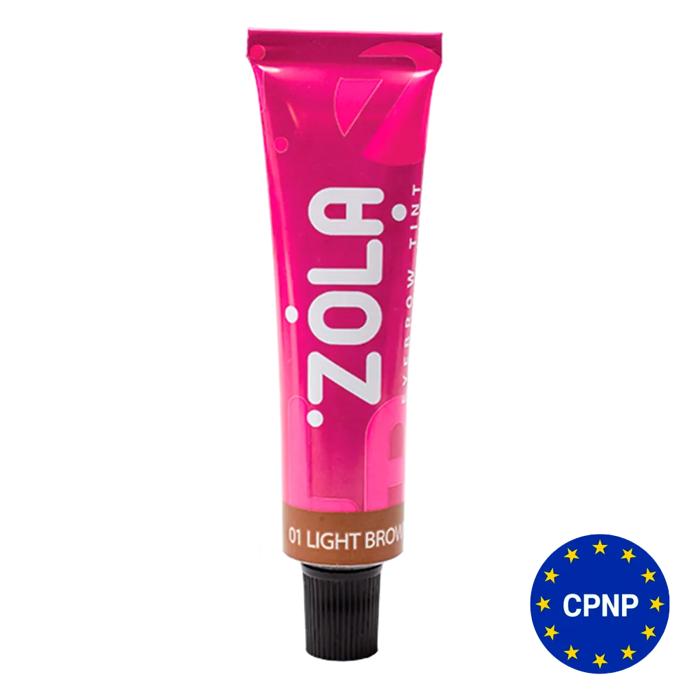 ZOLA Eyebrow Tint with Collagen 01 Light Brown 15 ml