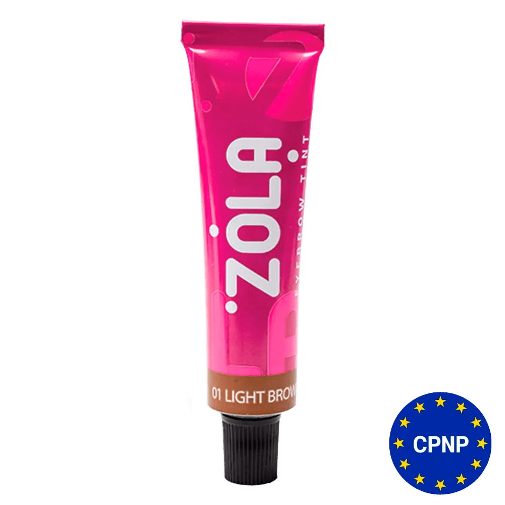 ZOLA Eyebrow Tint with Collagen 01 Light Brown 15 ml - Level Up Beauty Supply