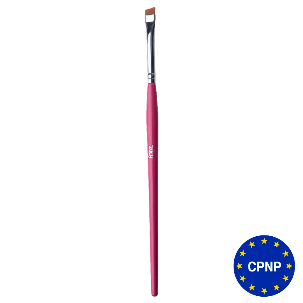 ZOLA - Narrow beveled brush 01br Raspberry - Level Up Beauty Supply
