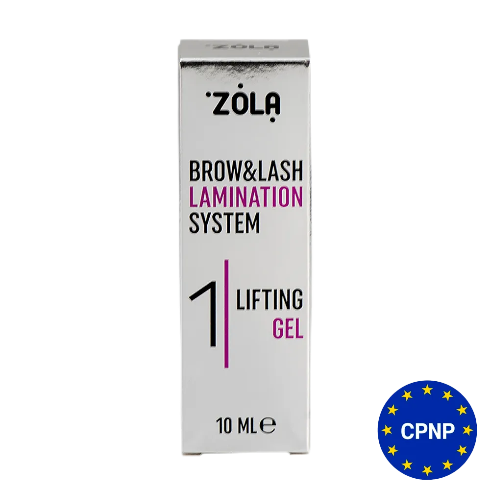 Zola brow and lash lamination system lifting gel