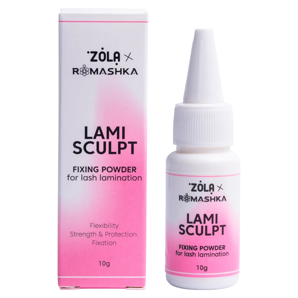 ZOLA x Romashka Fixing powder for lash lamination LamiSculpt 10 g