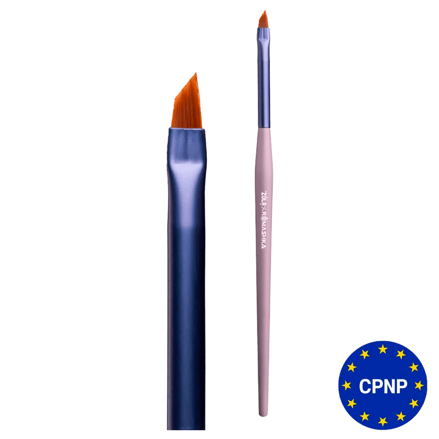 ZOLA x Romashka Beveled Dagger Eyebrow and Eyelash Brush 01 - Level Up Beauty Supply