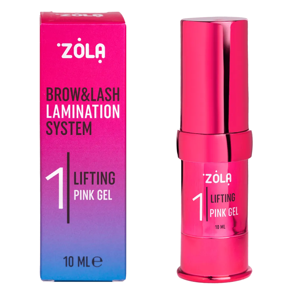 ZOLA Brow&Lash Lamination Classic System Color Lab Compound 01 Lifting Pink Gel