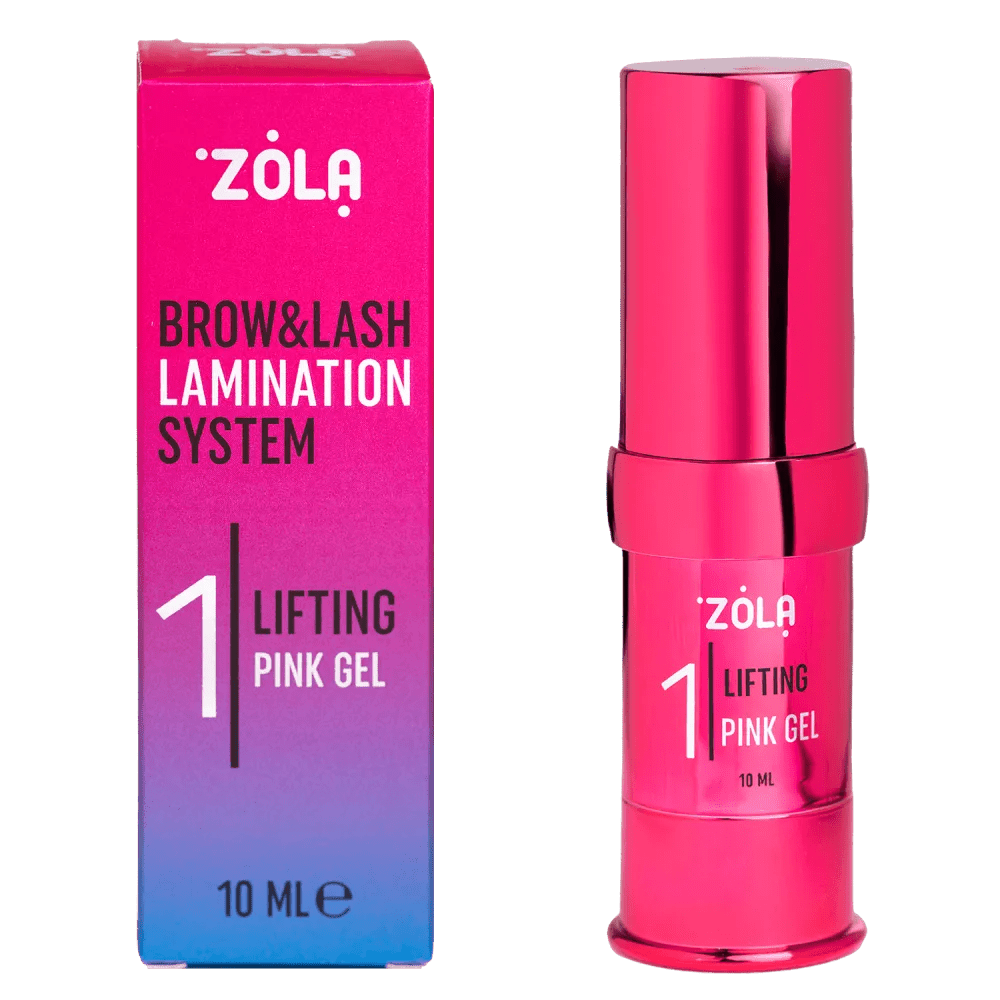 ZOLA Brow&Lash Lamination Classic System Color Lab Compound 01 Lifting Pink Gel - Level Up Beauty Supply