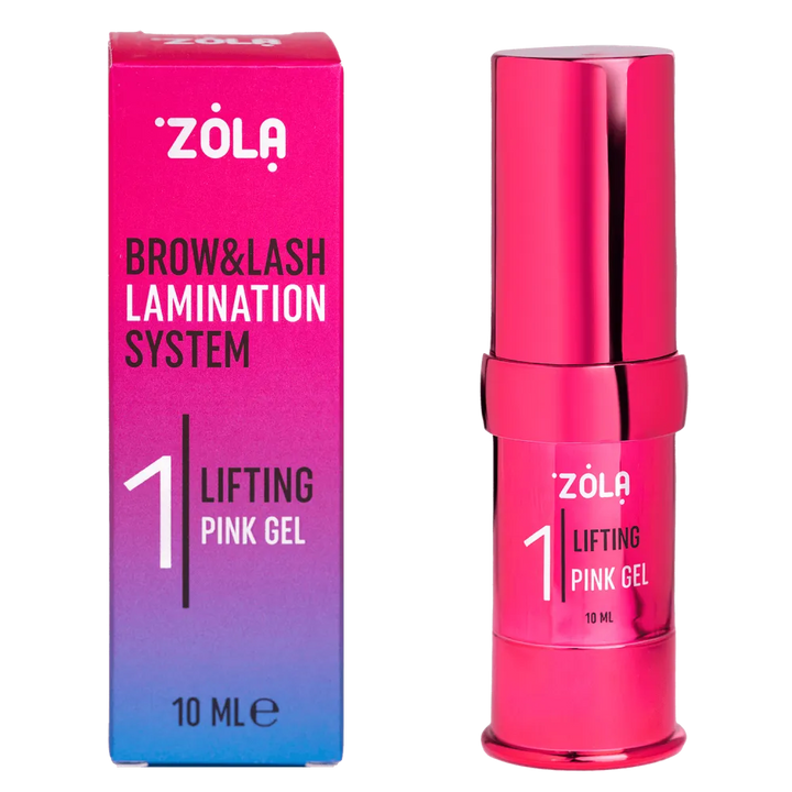 ZOLA Brow&Lash Lamination Classic System Color Lab Compound 01 Lifting Pink Gel