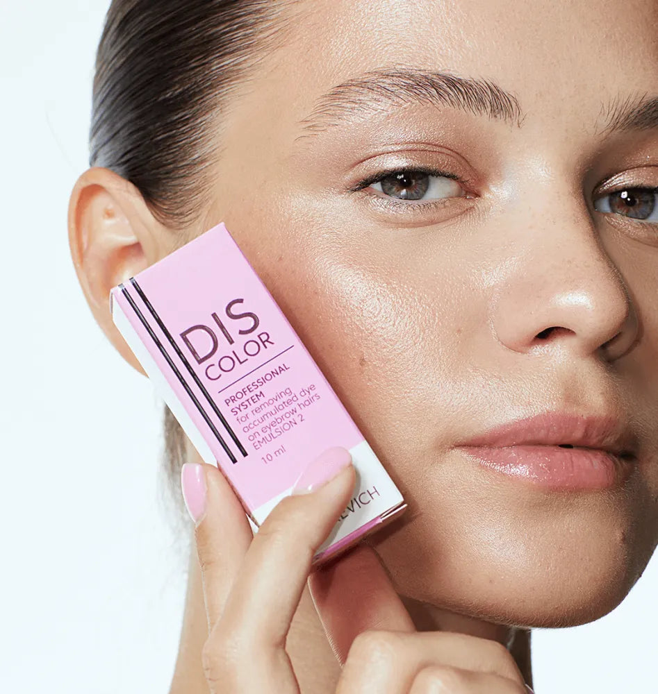 ZOLA DISCOLOR Professional system for removing accumulated dye from eyebrow hairs Emulsion 2, 10 ml