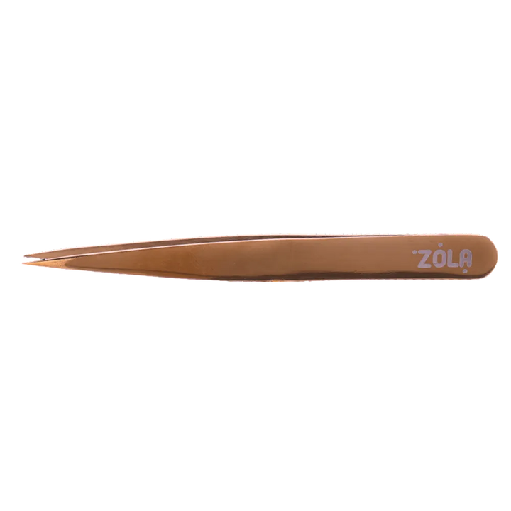 ZOLA Professional Pointed Eyebrow Tweezers GOLD