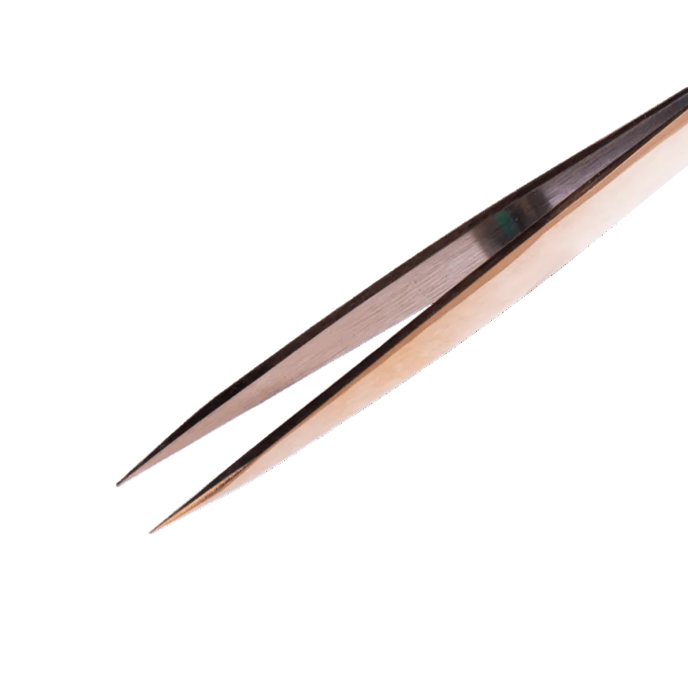ZOLA Professional Pointed Eyebrow Tweezers GOLD