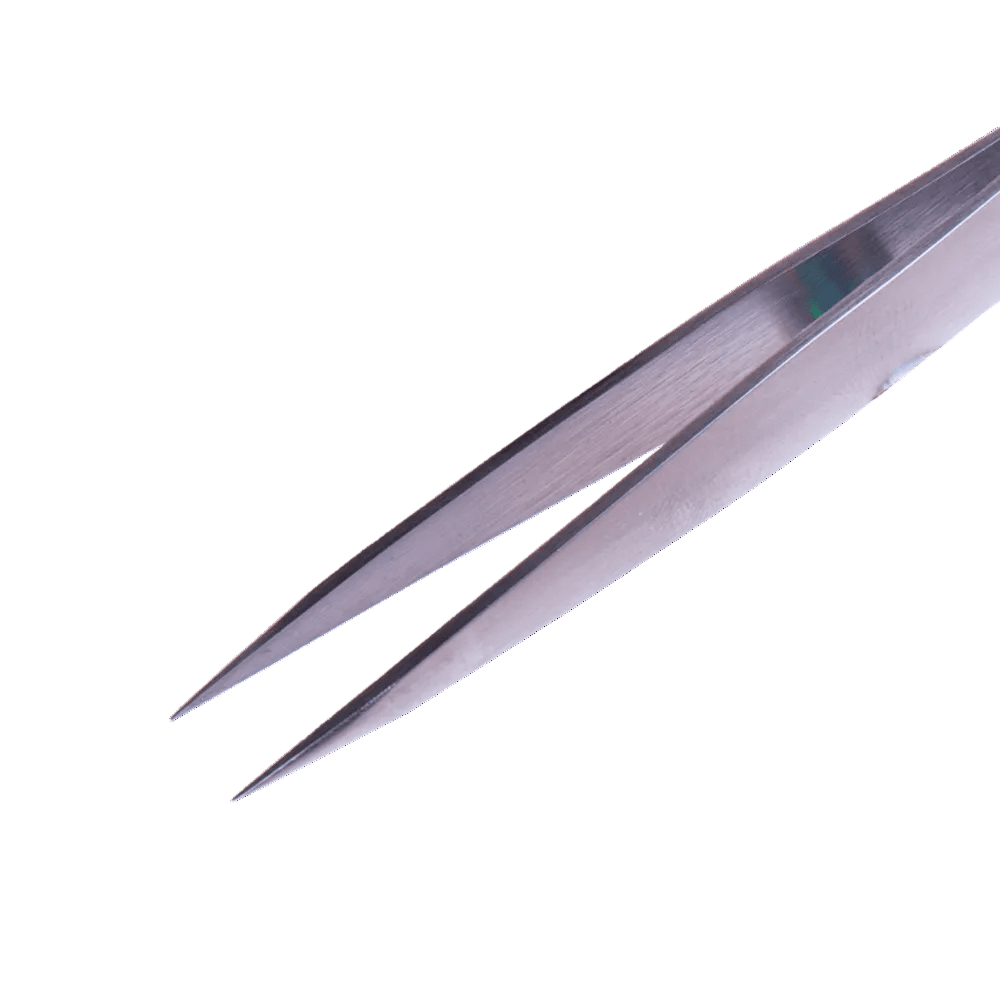 ZOLA Professional Pointed Eyebrows Tweezers SILVER - Level Up Beauty Supply