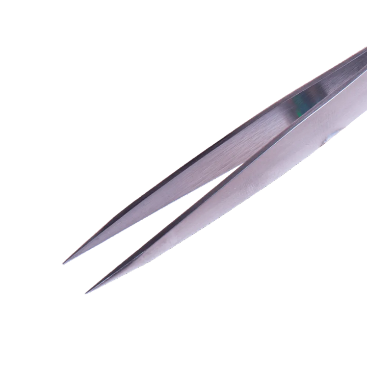 ZOLA Professional Pointed Eyebrows Tweezers SILVER