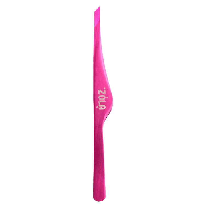 ZOLA Professional Slant Tweezers for eyebrows PINK
