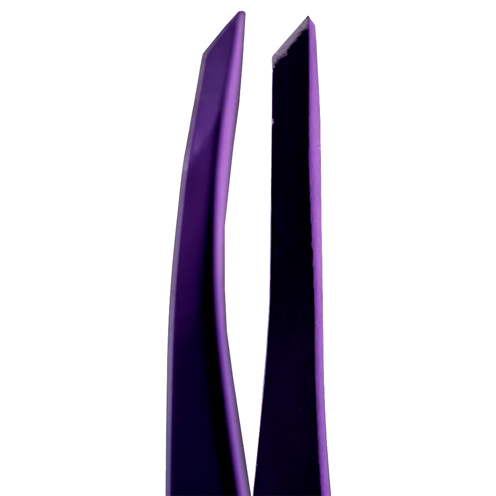 ZOLA Professional Slant Tweezers for eyebrows VIOLET