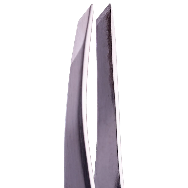 ZOLA Professional Slant tweezers for eyebrows SILVER
