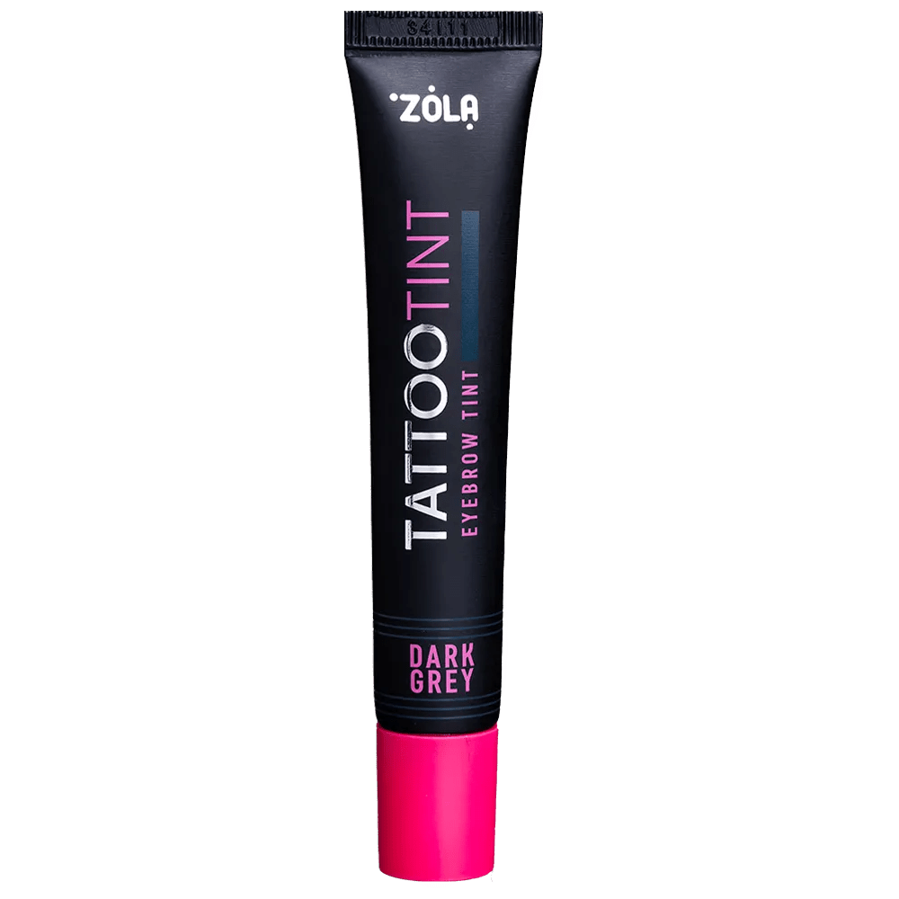 ZOLA Tint for Eyebrows and Eyelashes TATTOO TINT Dark Grey 15 ml - Level Up Beauty Supply