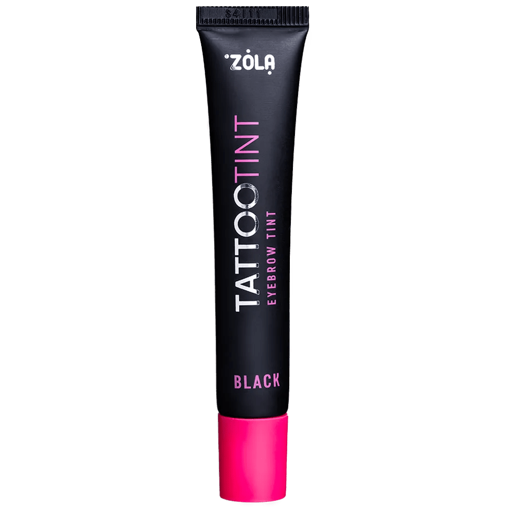 ZOLA Tint for eyebrows and eyelashes TATTOO TINT Black 15 ml - Level Up Beauty Supply
