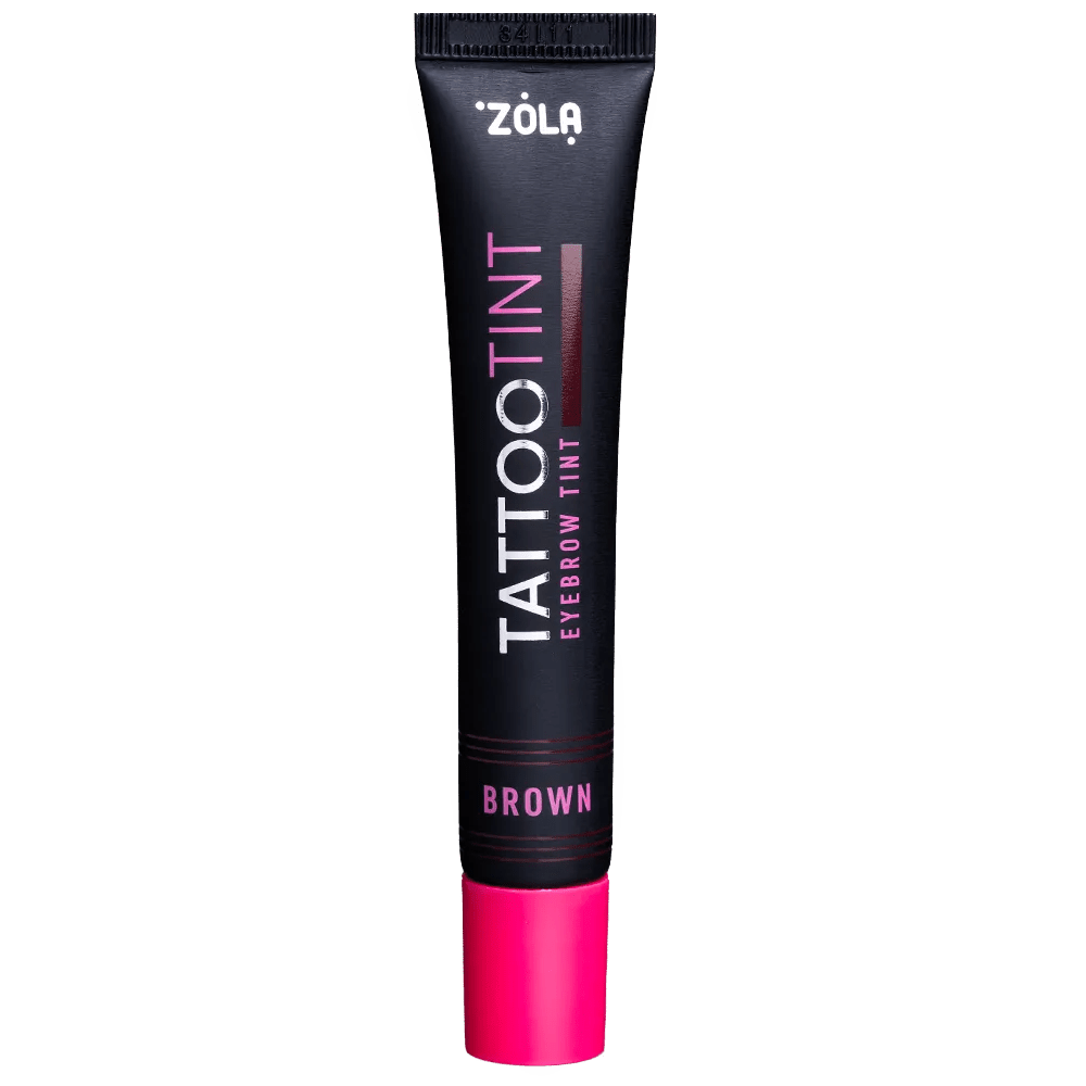 ZOLA Tint for eyebrows and eyelashes TATTOO TINT Brown 15 ml - Level Up Beauty Supply