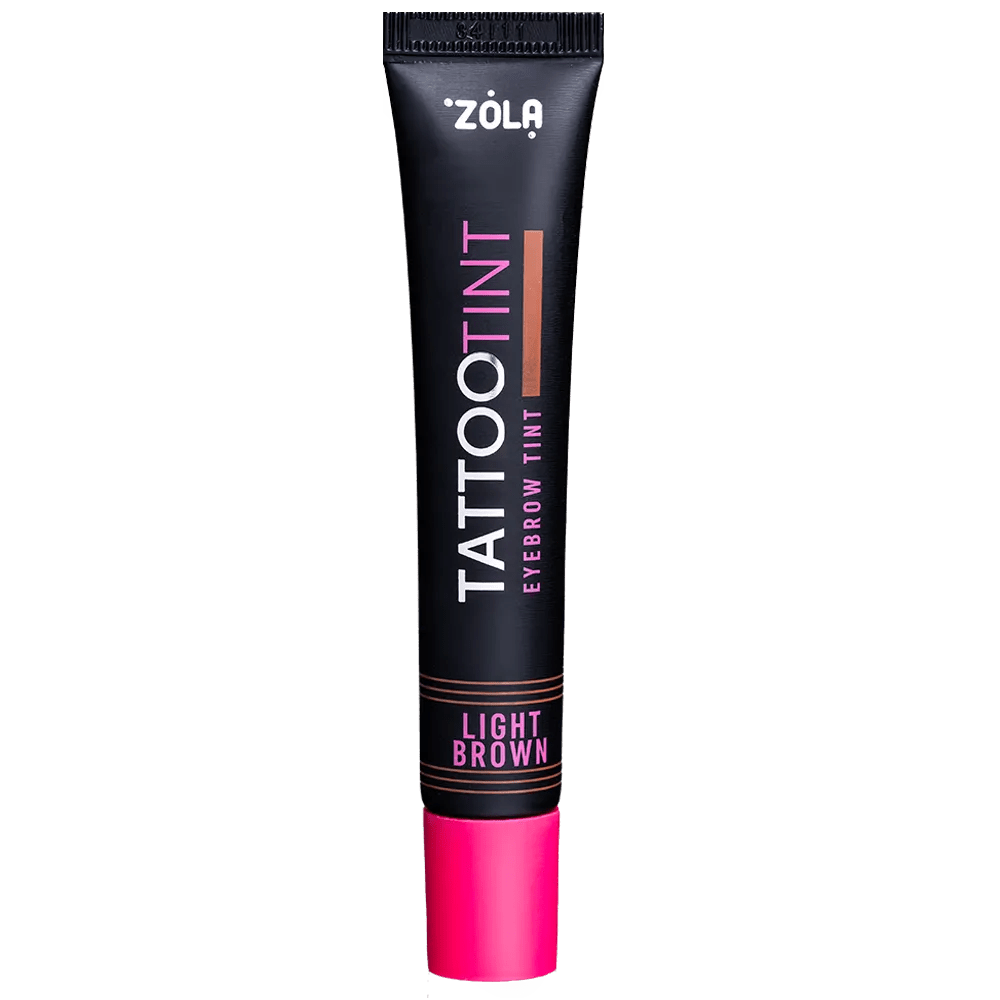 ZOLA Tint for eyebrows and eyelashes TATTOO TINT Light Brown 15 ml - Level Up Beauty Supply