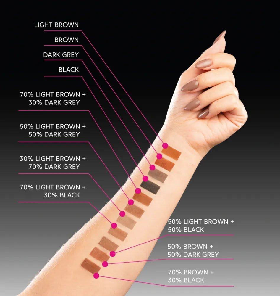 ZOLA Tint for eyebrows and eyelashes TATTOO TINT Brown 15 ml - Level Up Beauty Supply