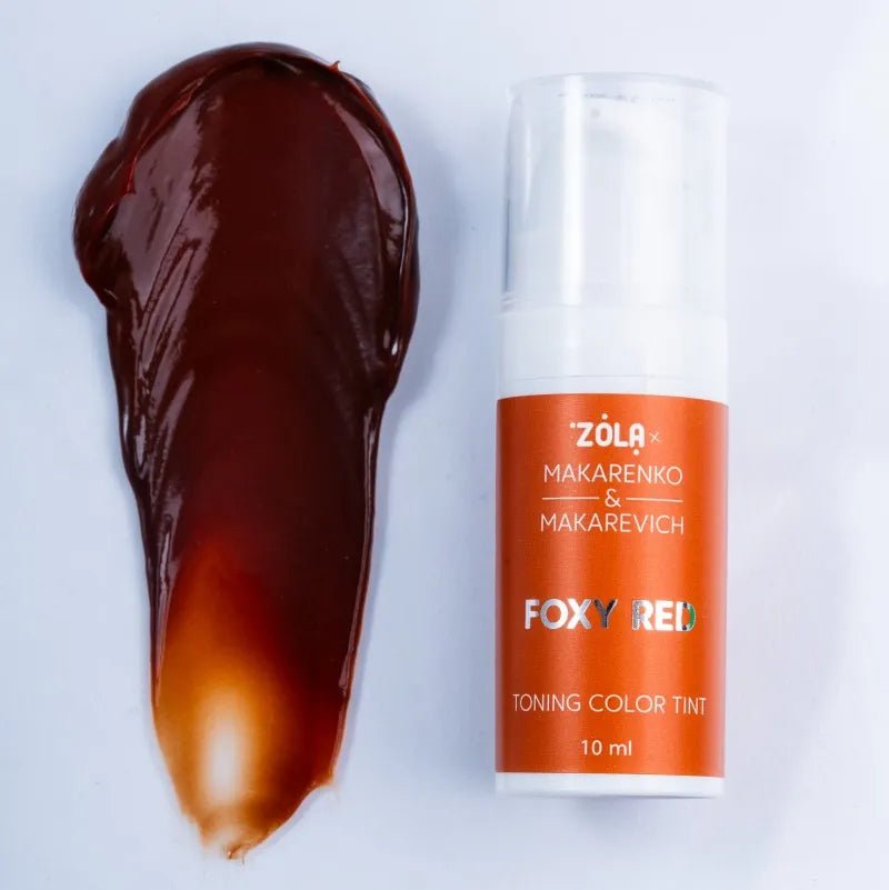 ZOLA x Makarenko x Makarevich Toning Color Tint Foxy Red 10 ml - Level Up Beauty Supply