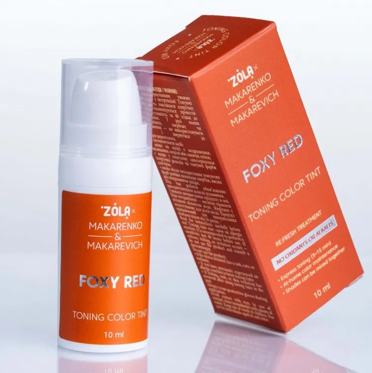 ZOLA x Makarenko x Makarevich Toning Color Tint Foxy Red 10 ml - Level Up Beauty Supply
