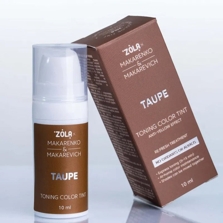 ZOLA x Makarenko x Makarevich Toning Color Tint Taupe 10 ml - Level Up Beauty Supply