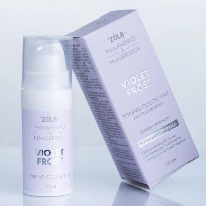 ZOLA x Makarenko x Makarevich Toning Color Tint Violet Frost 10 ml - Level Up Beauty Supply
