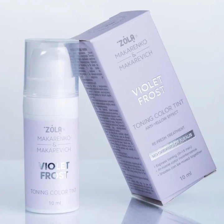 ZOLA x Makarenko x Makarevich Toning Color Tint Violet Frost 10 ml - Level Up Beauty Supply