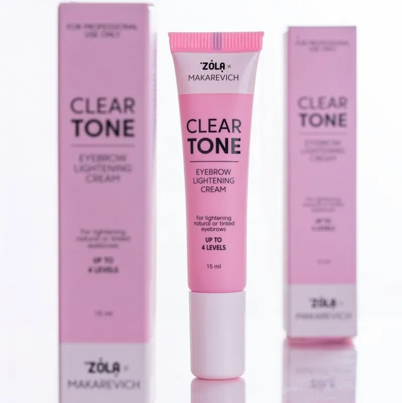 ZOLA x Makarevich Eyebrow lightening cream CLEAR TONE 15ml - Level Up Beauty Supply