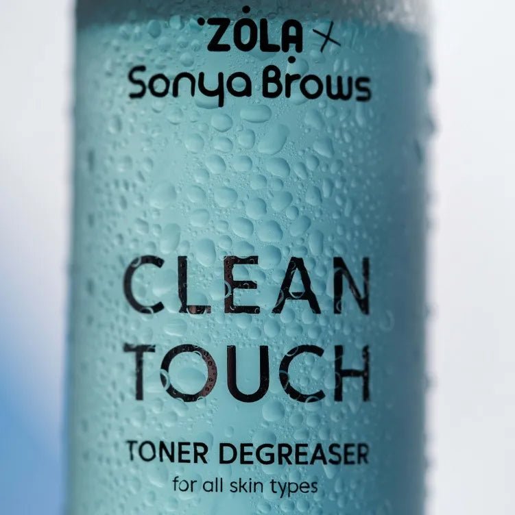 ZOLA x Sonya Brows Clean Touch Eyebrow and Eyelash Toner & Degreaser 150ml - Level Up Beauty Supply