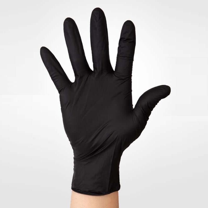 Aurelia Bold Nitrile Black Gloves, 100pcs - Level Up Beauty Supply