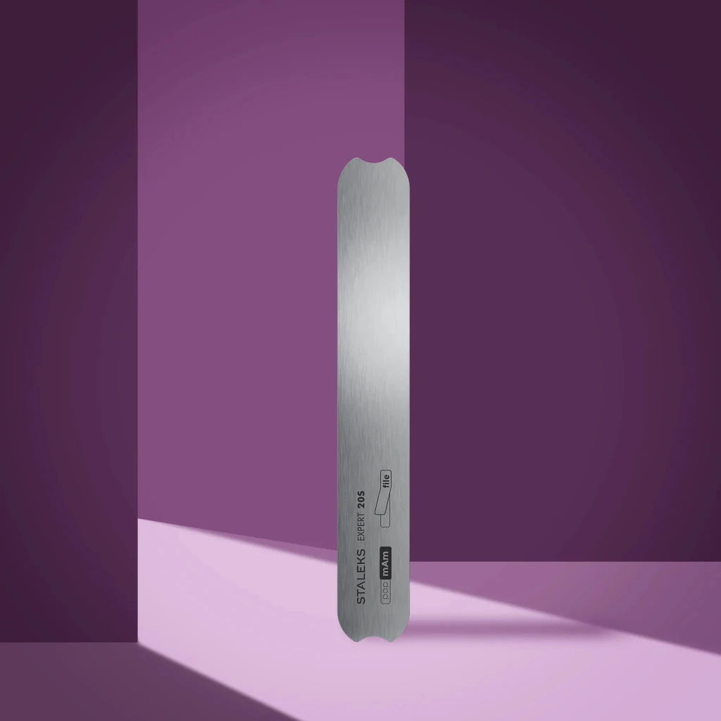 Staleks - Straight metal base for nail file EXPERT 20s (130 mm)