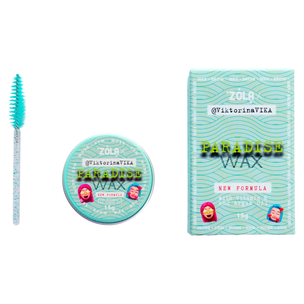 ZOLA Eyebrow Wax Paradise with Vitamin E and Argan Oil 15 g - Level Up Beauty Supply