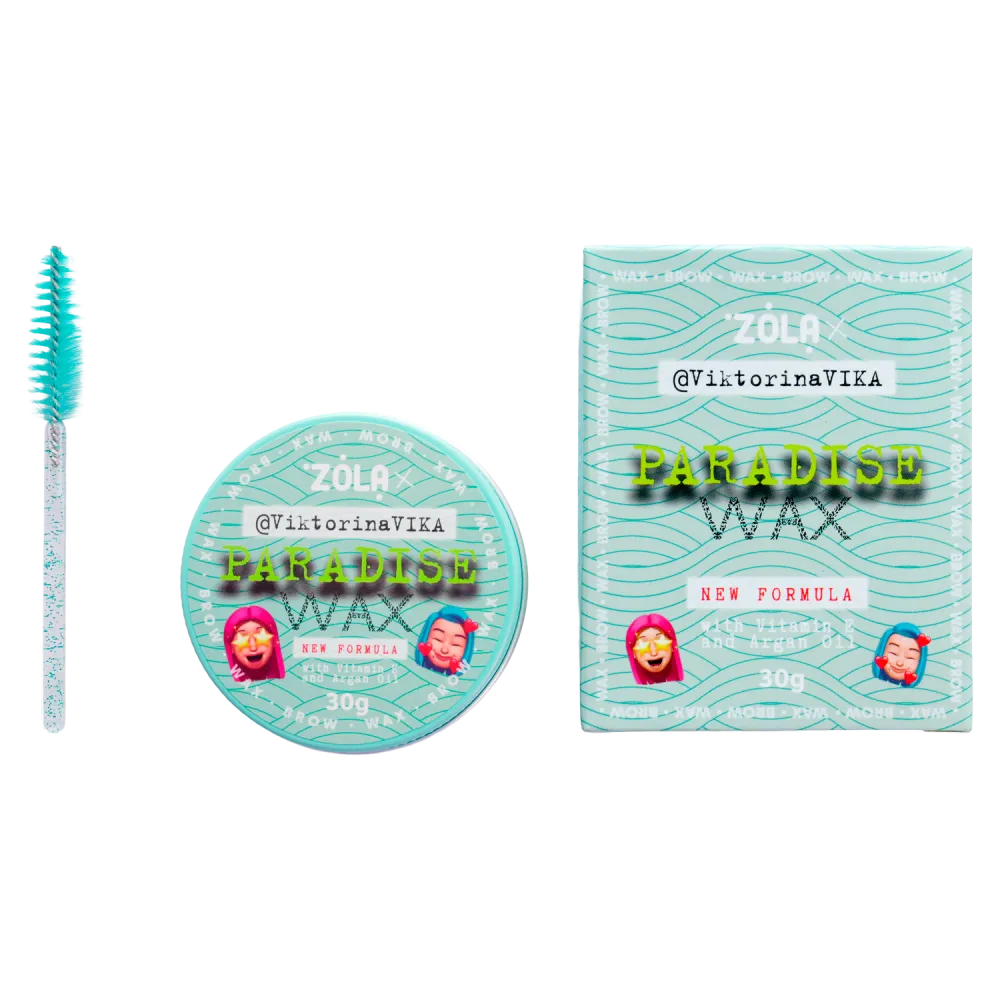 ZOLA Eyebrow Wax Paradise with Vitamin E and Argan Oil 30 g - Level Up Beauty Supply