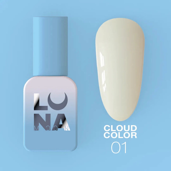 LUNAmoon Gel Polish Cloud 01, 8ml - Level Up Beauty Supply